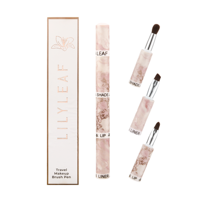 LilyLeaf 3-in-1 Make Up Brush Set